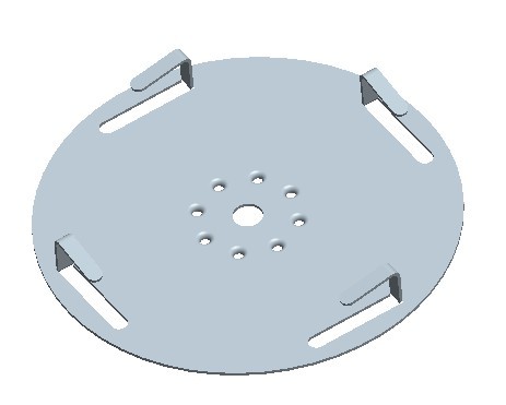 Earthing and cabling plate ，flat roof solar mounting factory