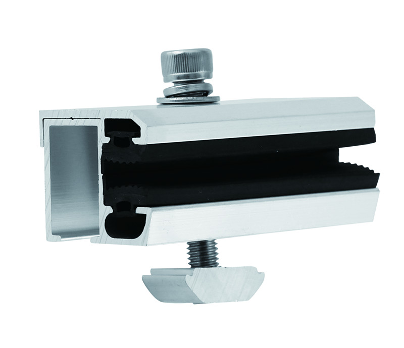 Thin film end clamp ，Double glass solar module clamp 
